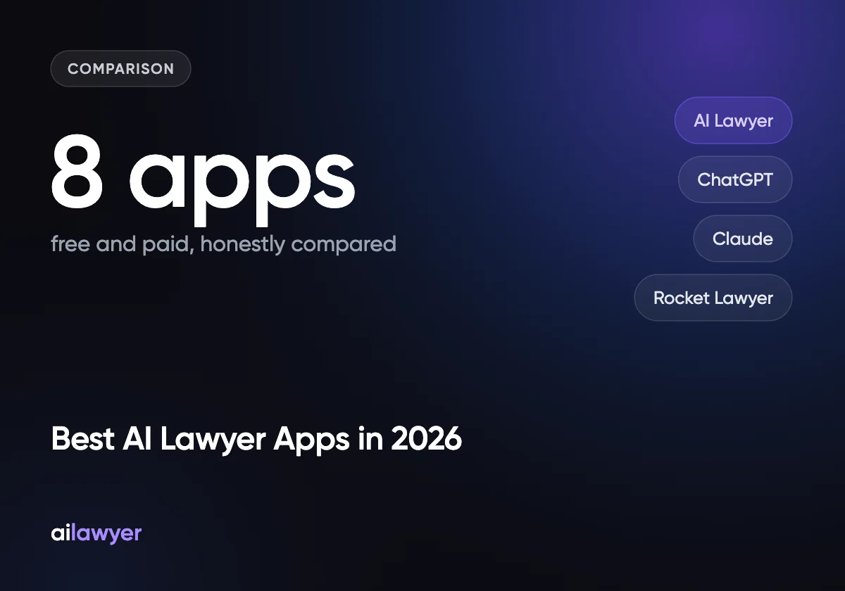 Best AI Lawyer Apps in 2026: Free and Paid, Honestly Compared