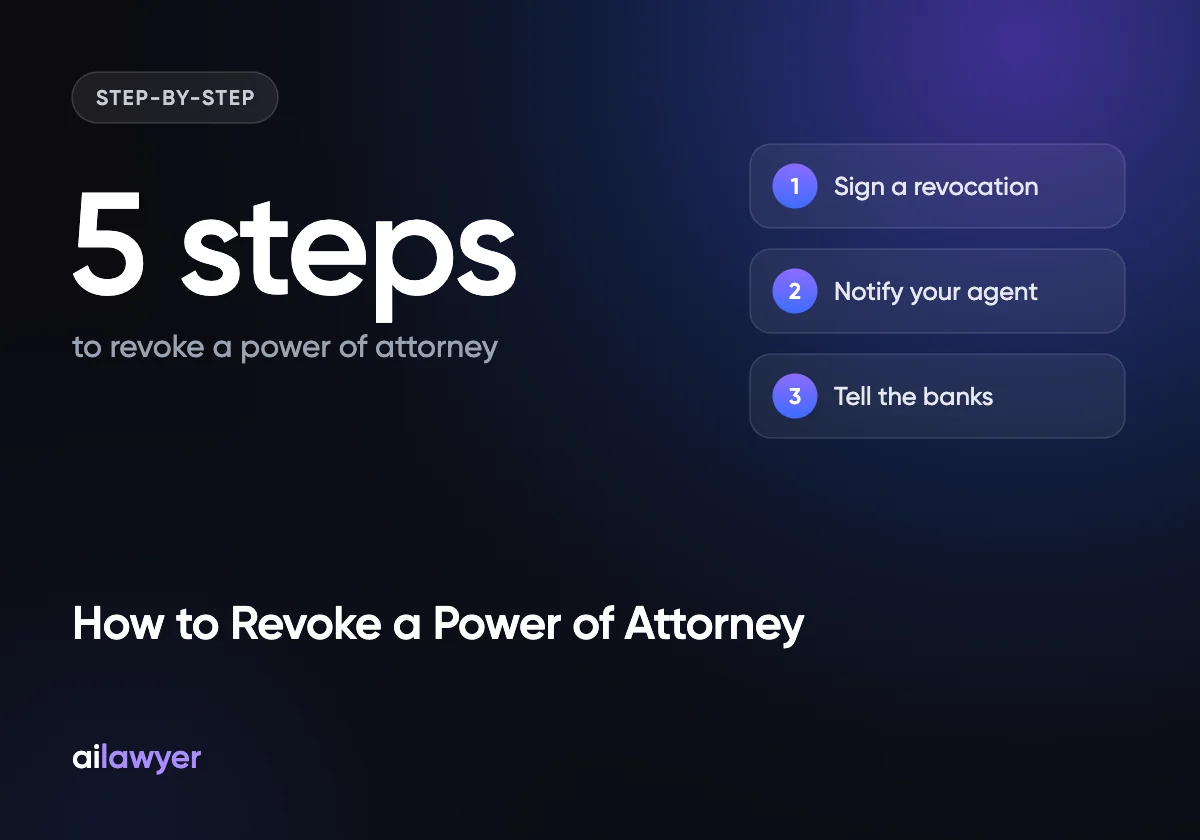 How to Revoke a Power of Attorney: Step-by-Step Guide (2026)