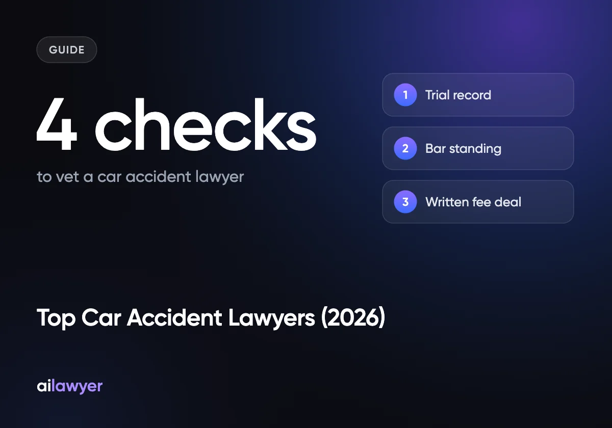 Top Car Accident Lawyers (2026): How to Find the Right One