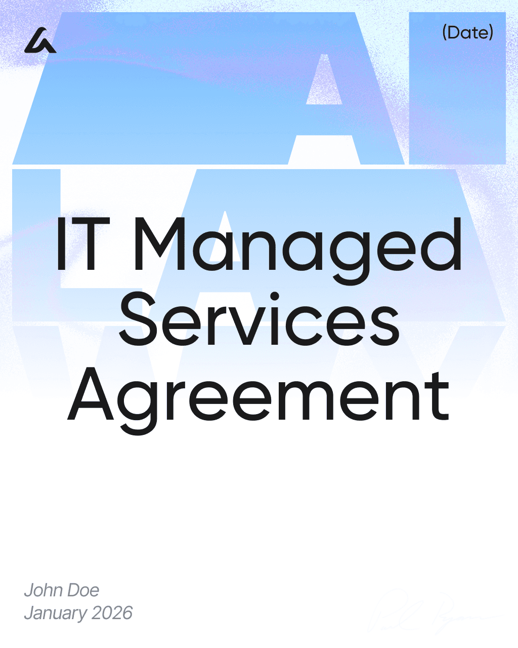 IT Managed Services Agreement
