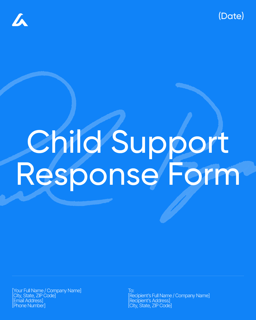 Child Support Response Form