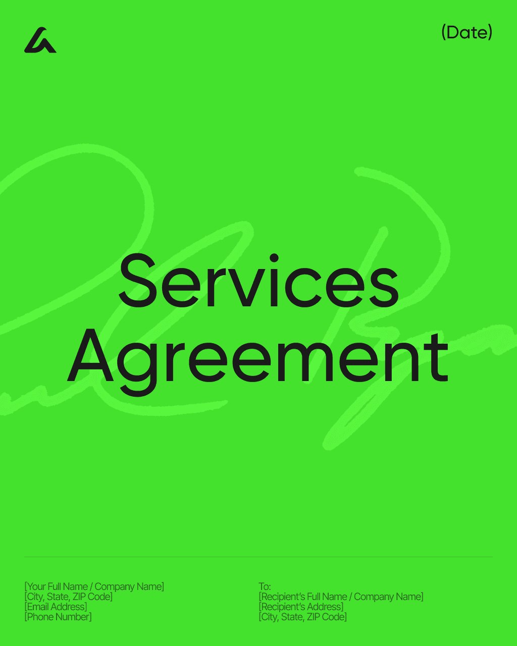 Services Agreement Template