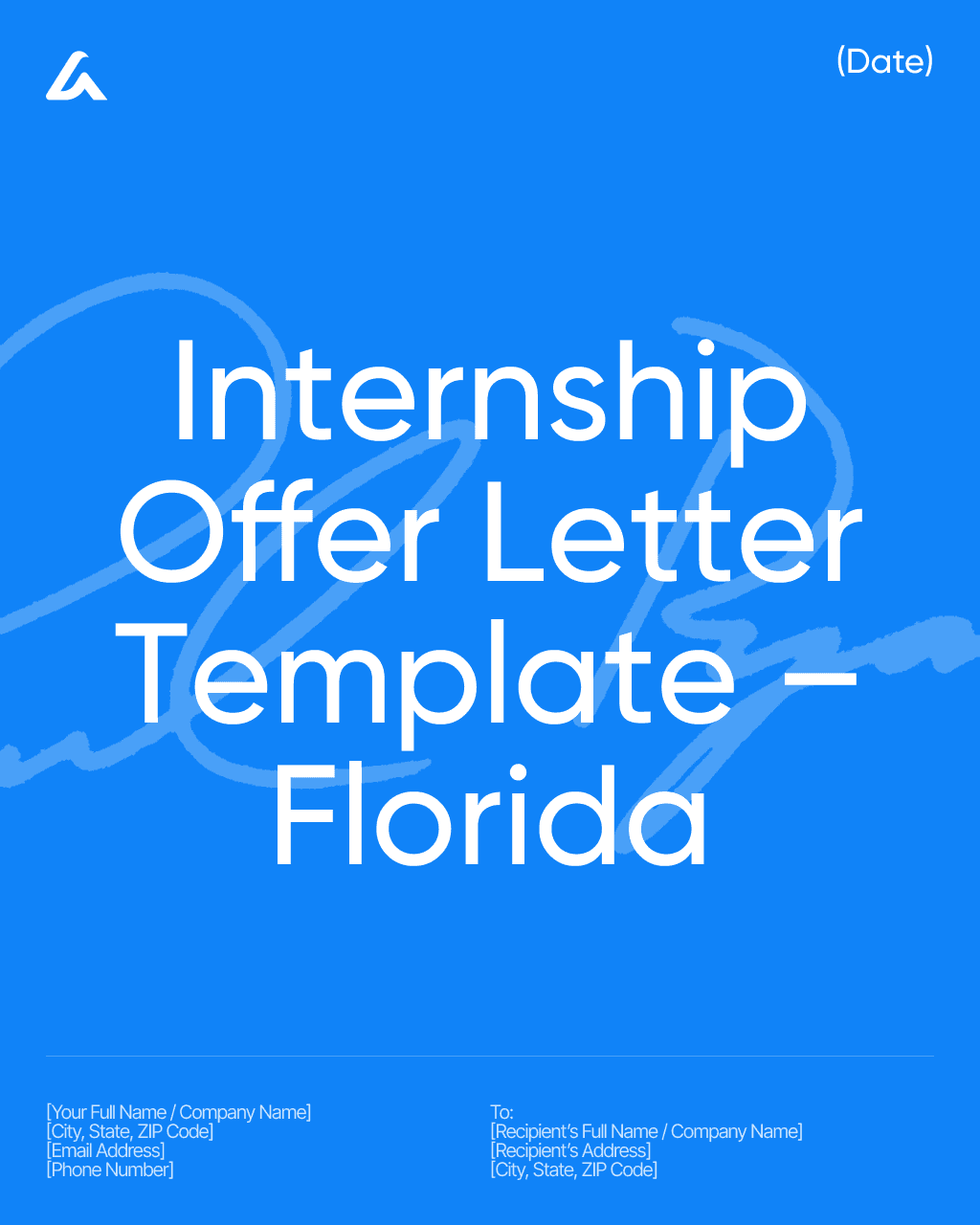 Internship Offer Letter Template – Florida