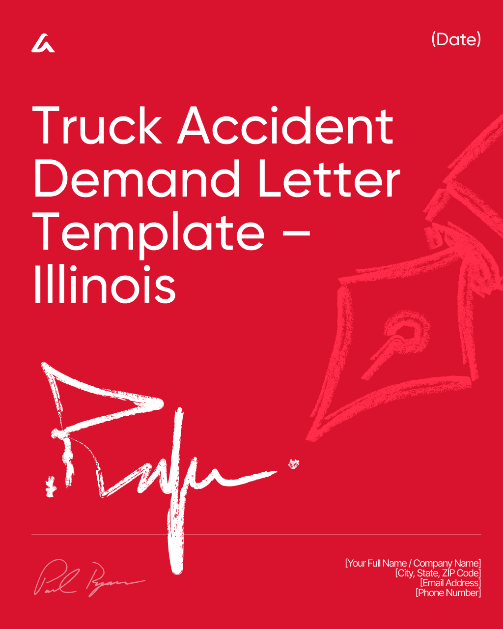 Truck Accident Demand Letter Template – Illinois