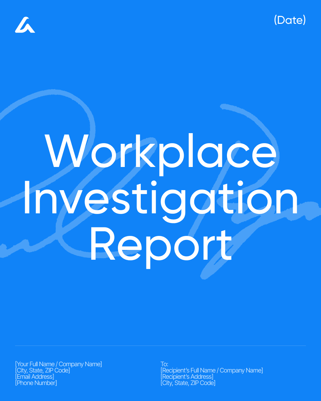 Workplace Investigation Report