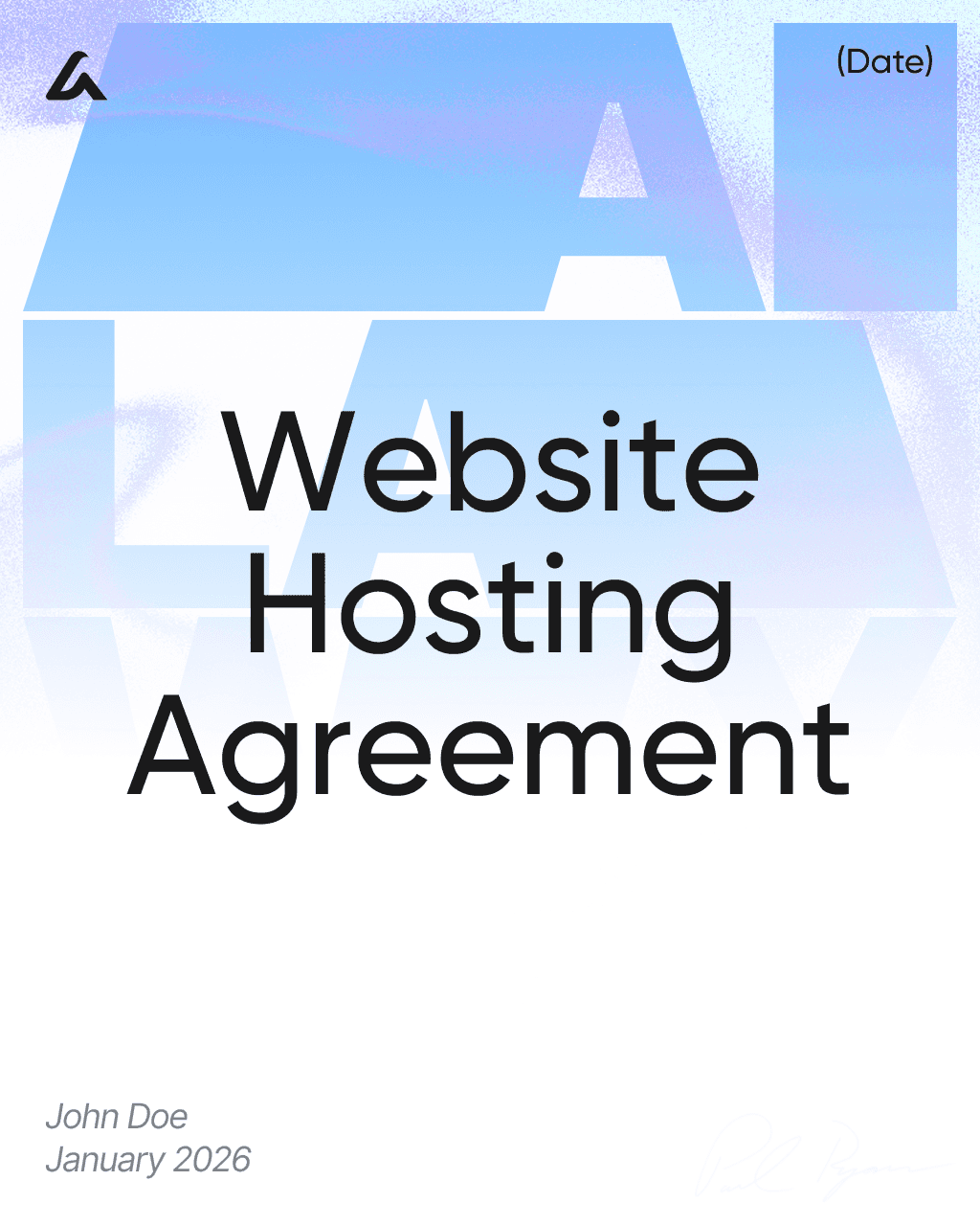 Website Hosting Agreement