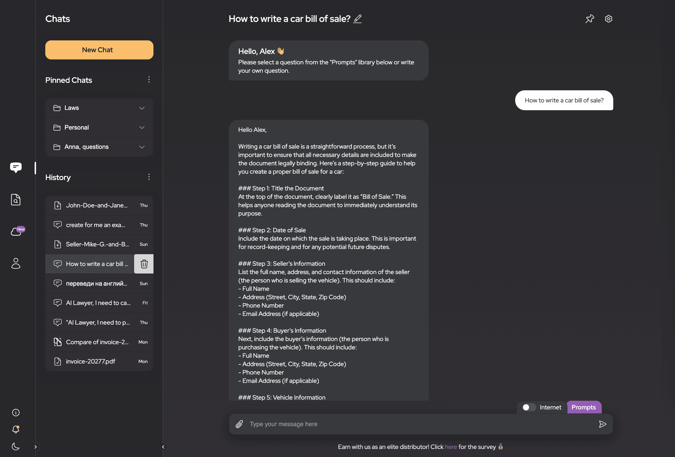 AI Lawyer helps peaople to get help 