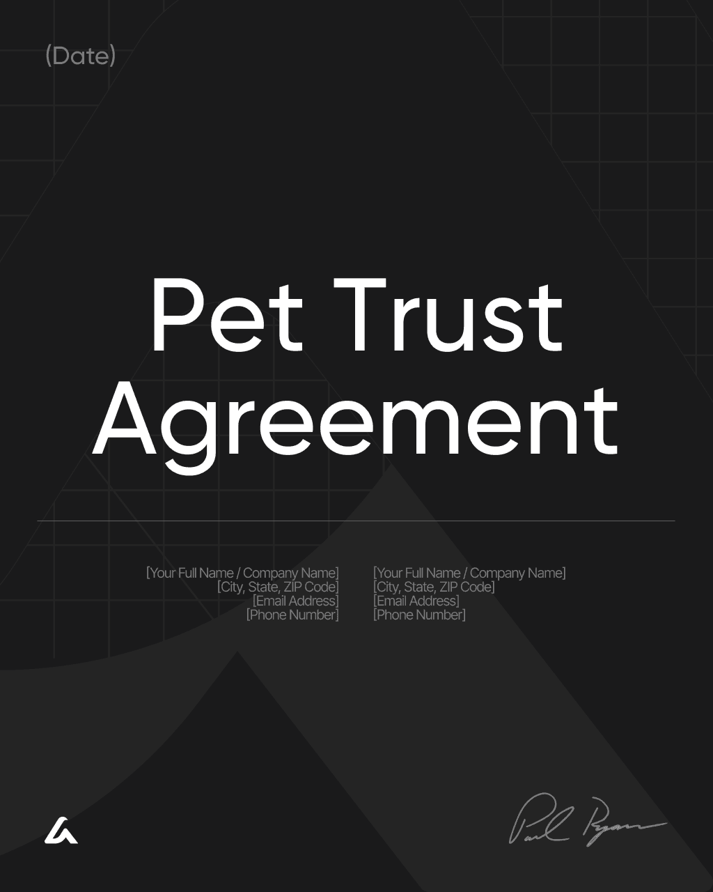 Pet Trust Agreement
