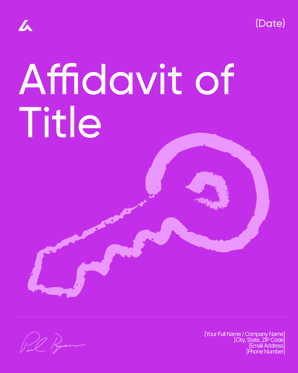Affidavit of Title
