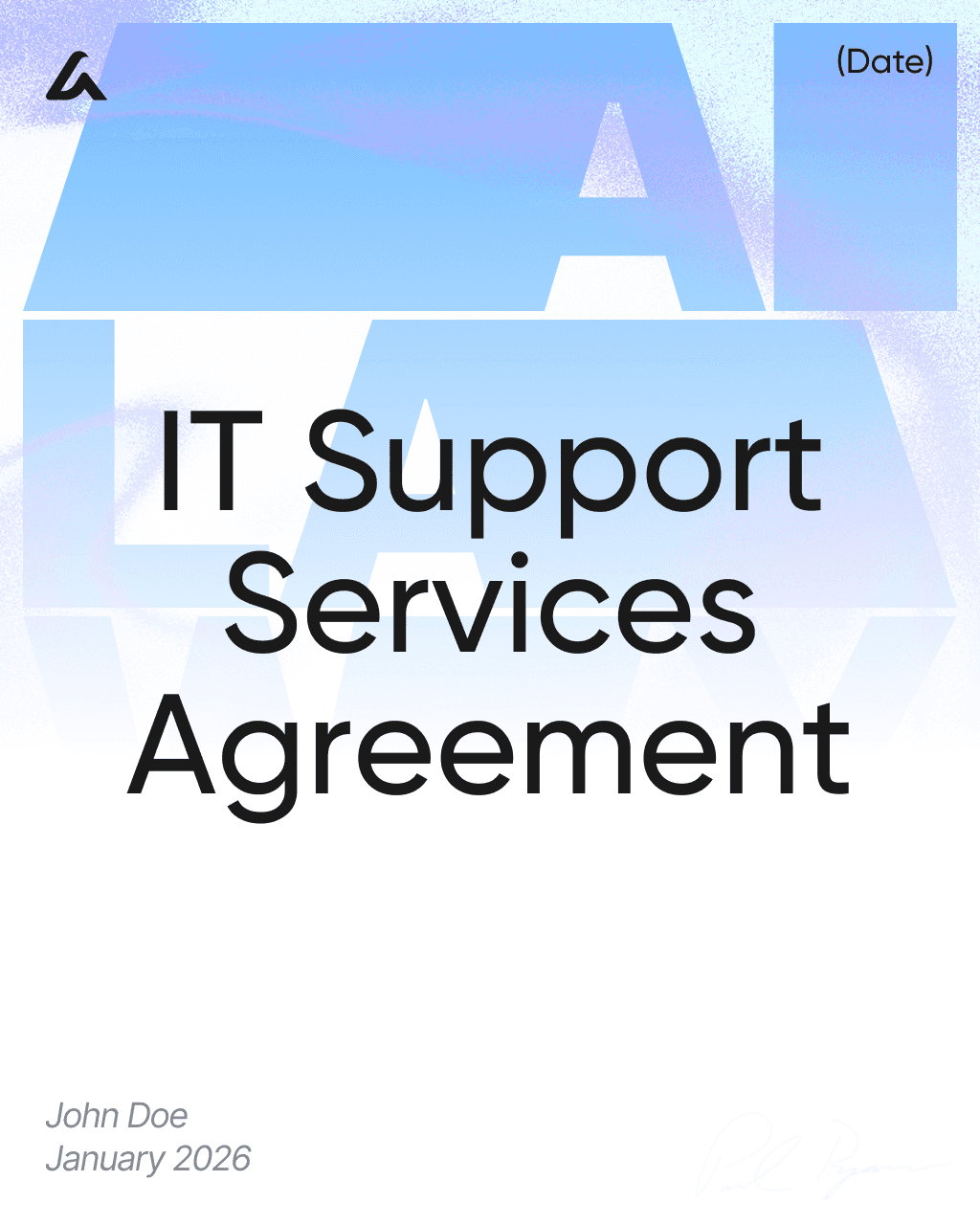 IT Support Services Agreement