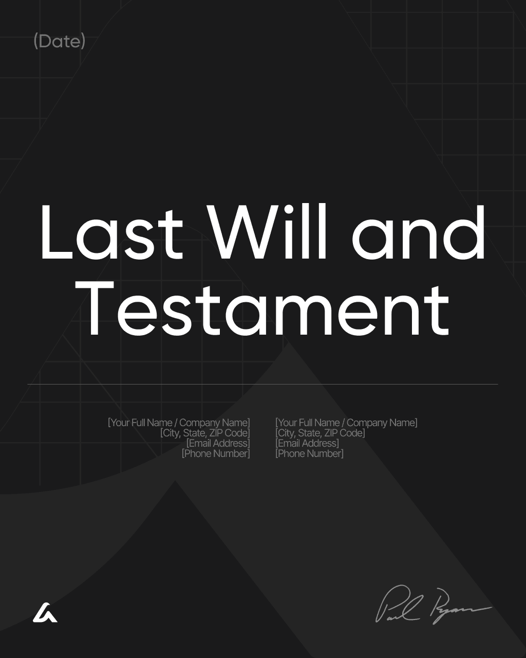 Last Will and Testament