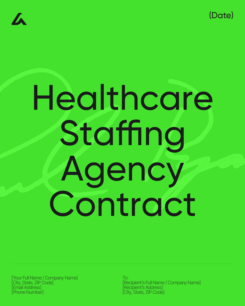 Healthcare Staffing Agency Contract