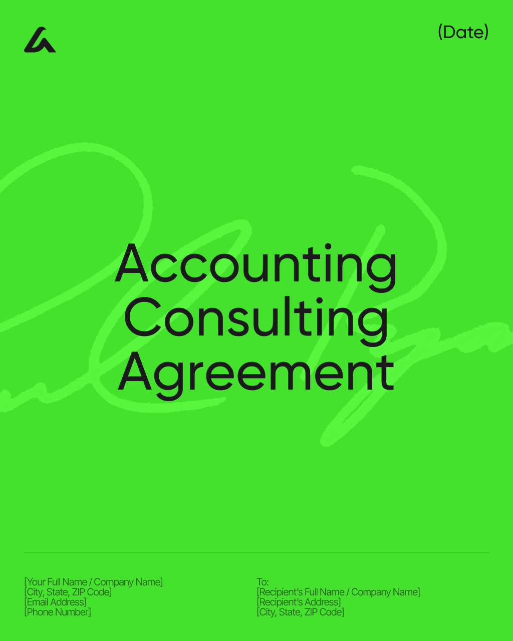 Accounting Consulting Agreement 