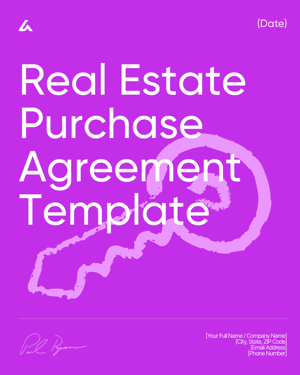 Real Estate Purchase Agreement Template