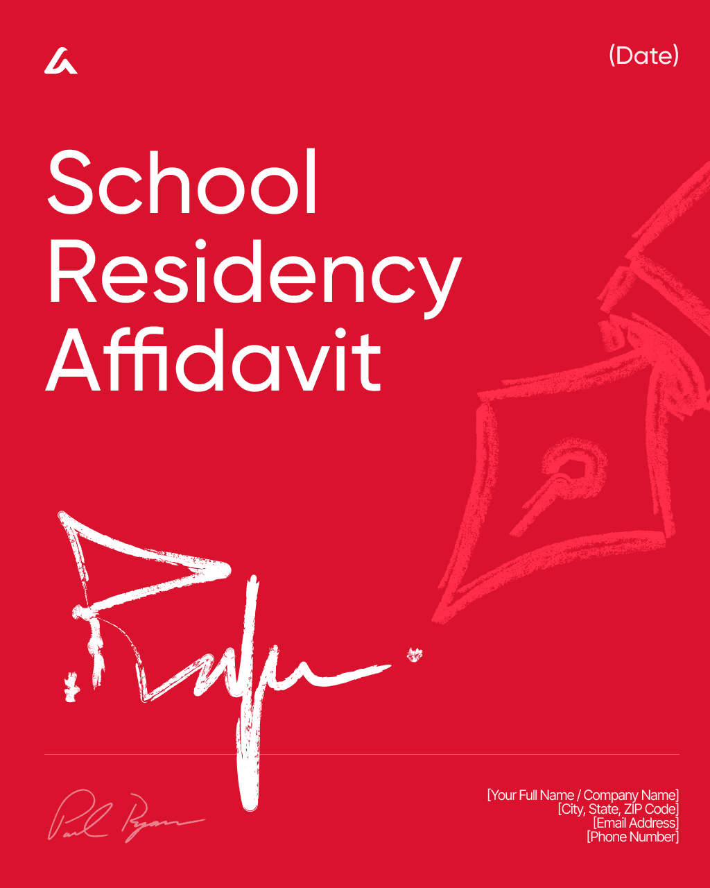 School Residency Affidavit