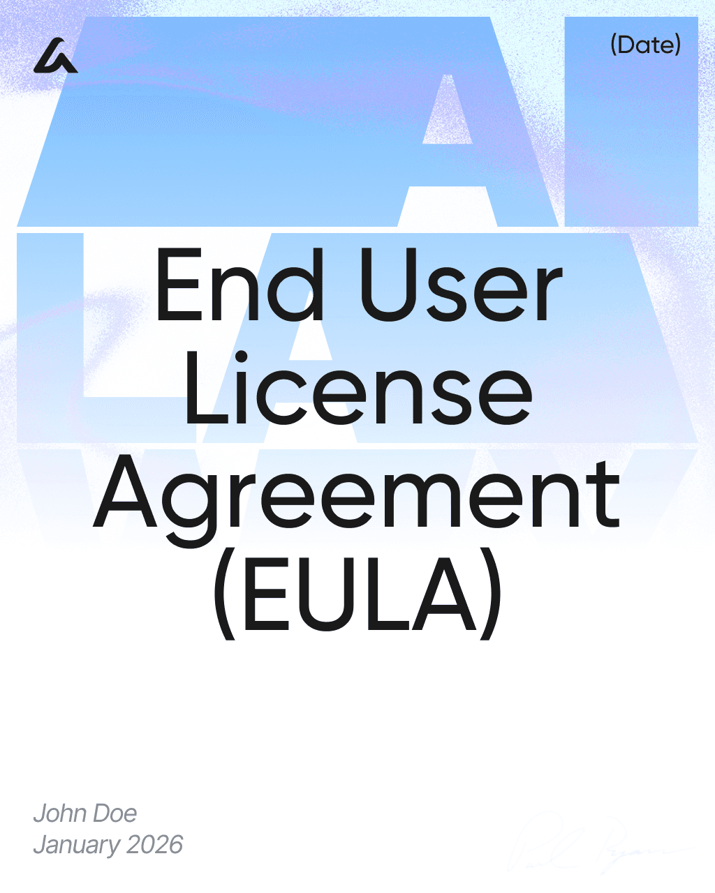 End User License Agreement (EULA)