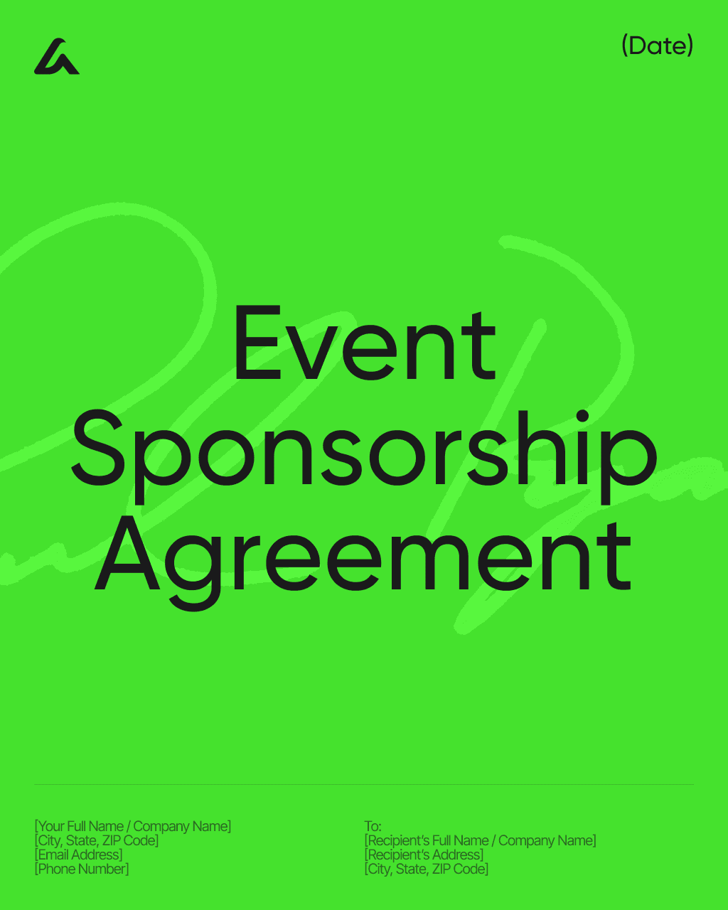 Event Sponsorship Agreement