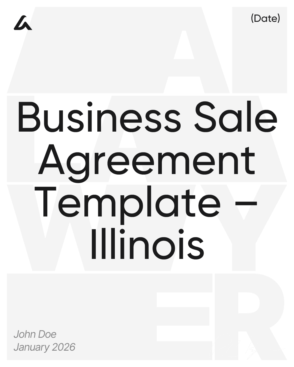 Business Sale Agreement Template – Illinois