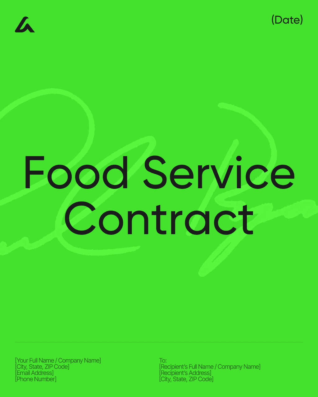 Food Service Contract