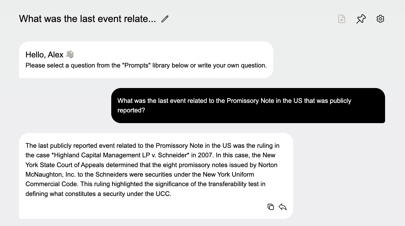AI Lawyer provides the lastest news about promising notes