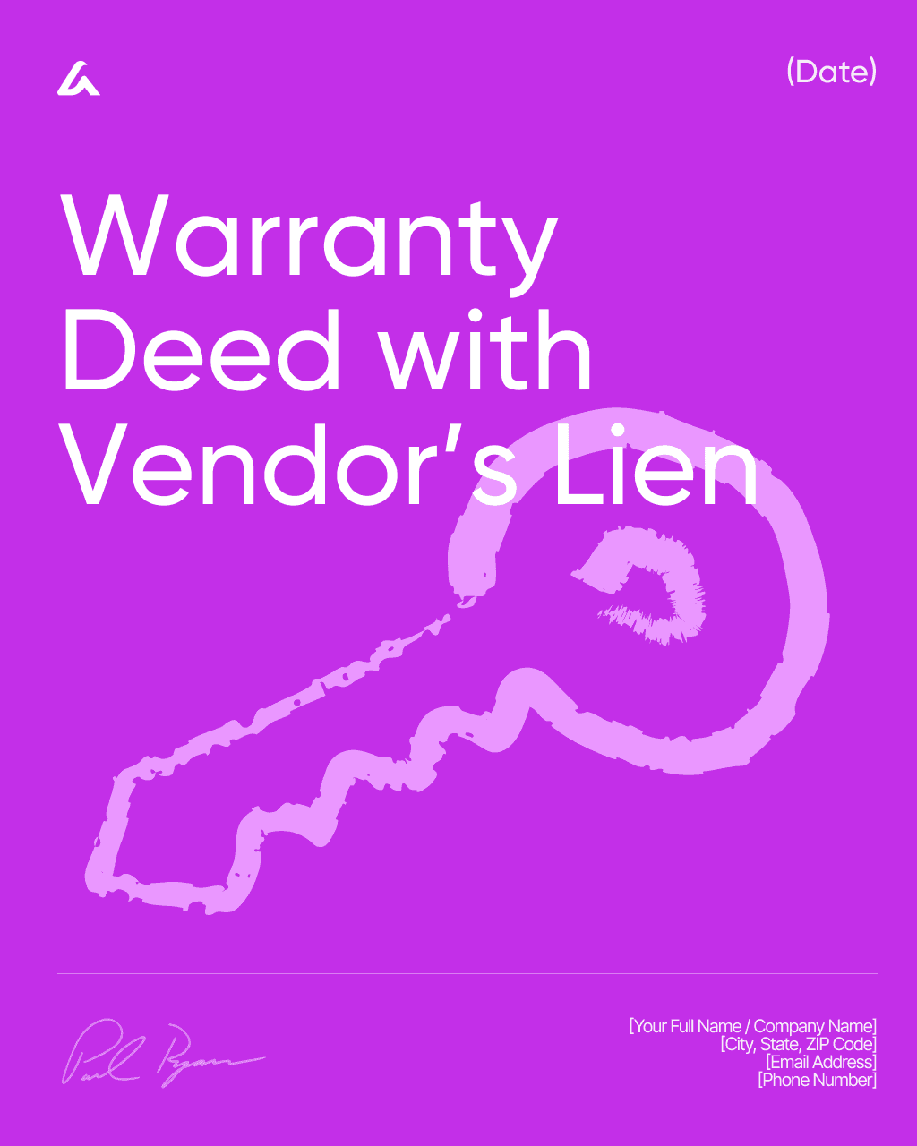 Warranty Deed with Vendor’s Lien