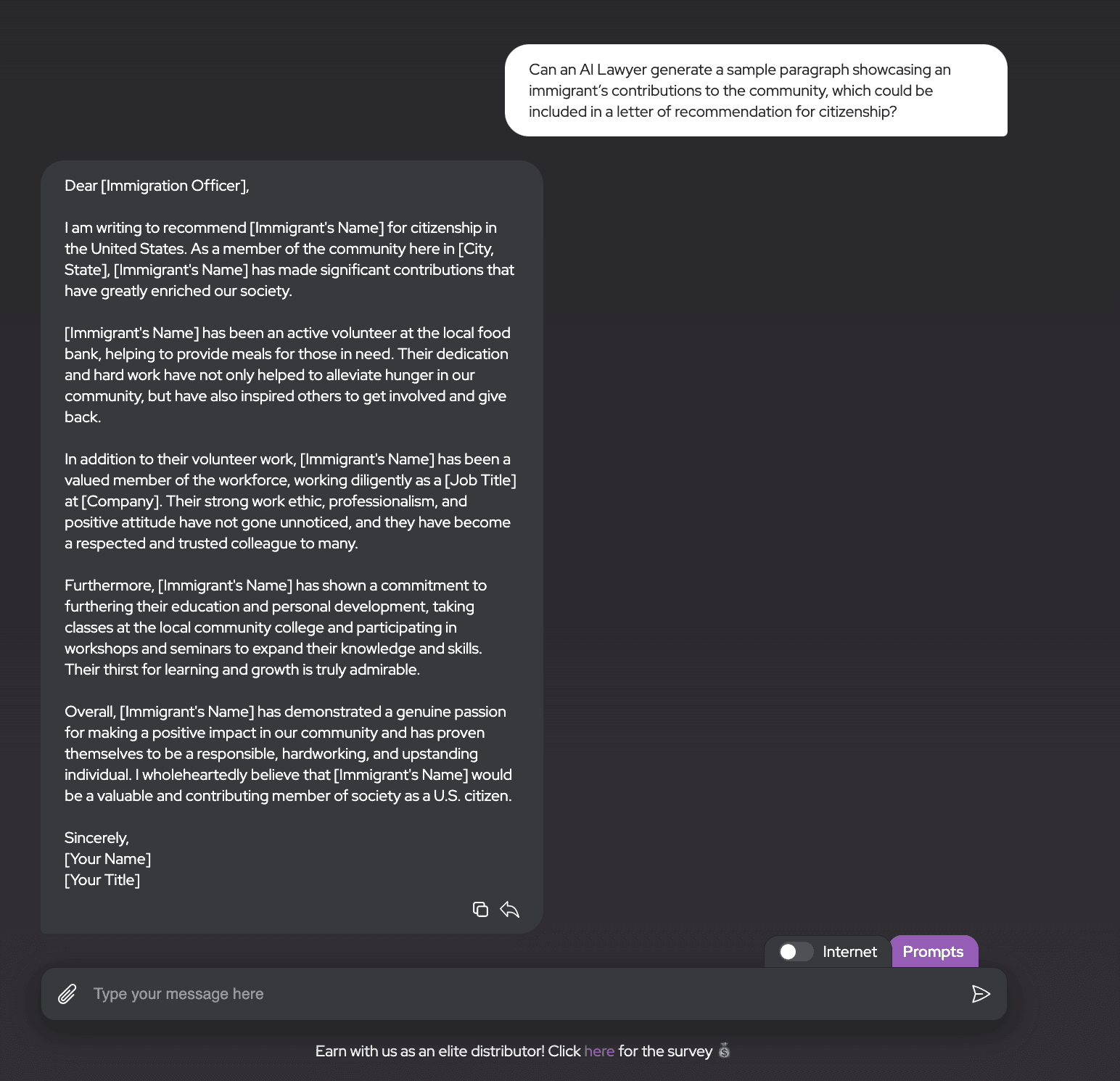 Ask AI about a lawyers essues