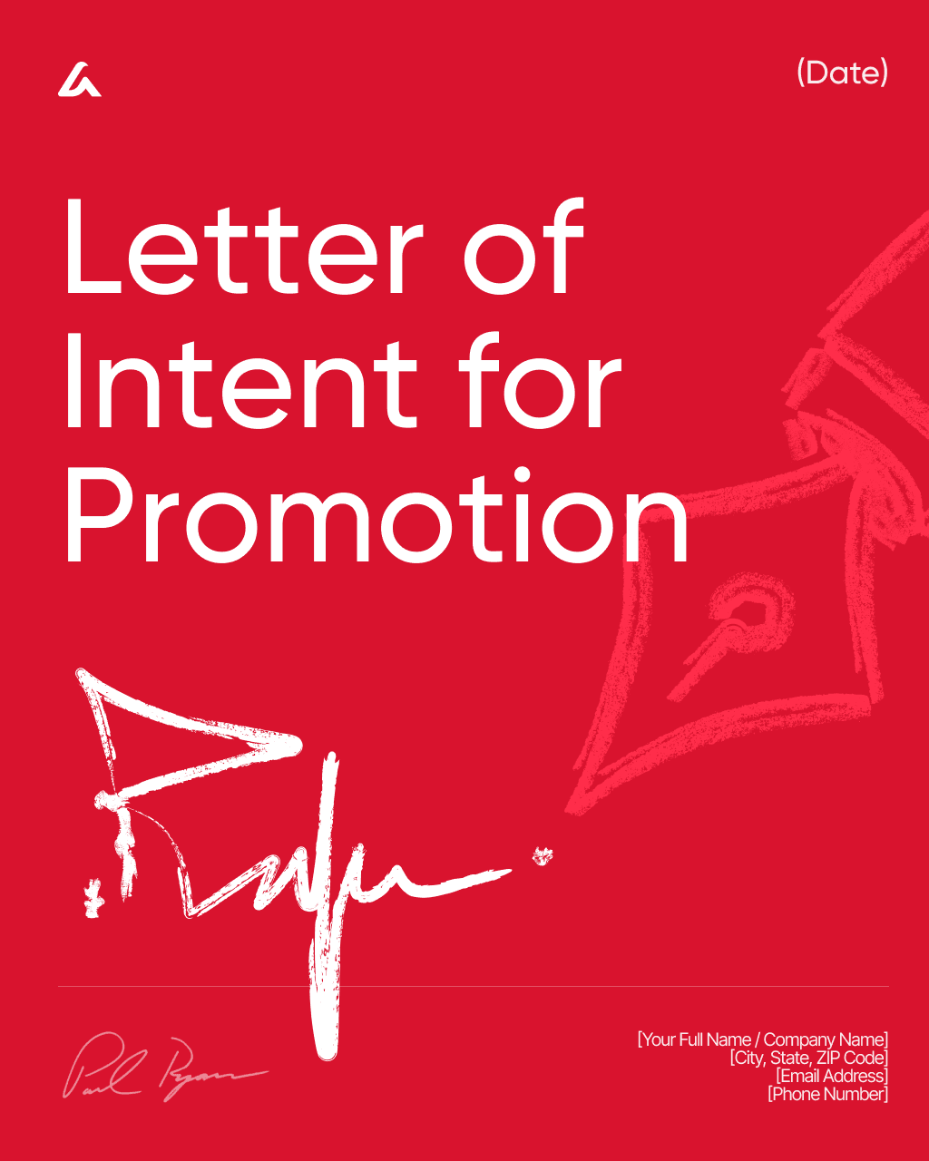 Letter of Intent for Promotion