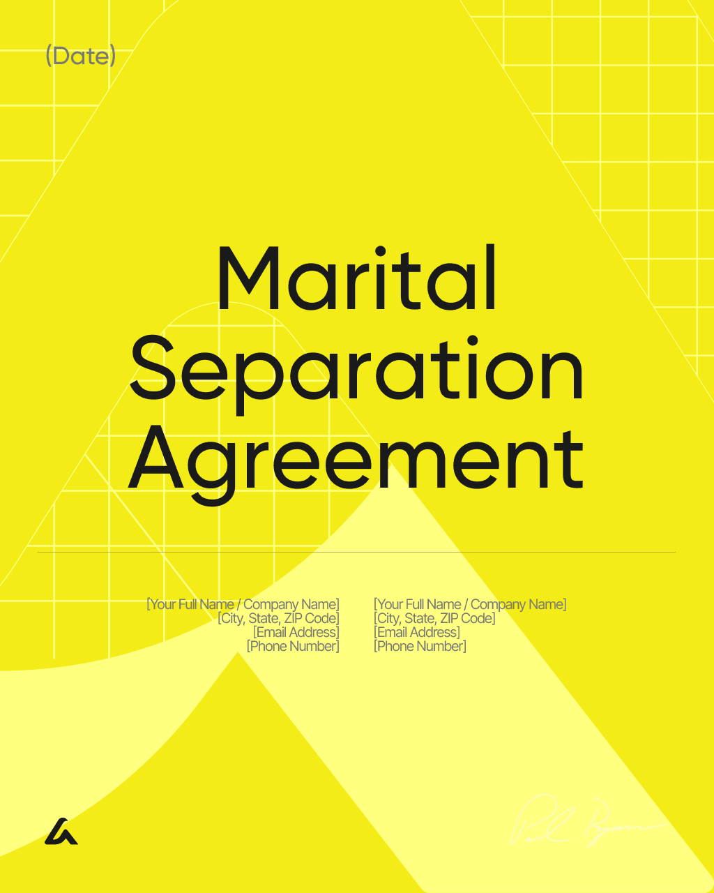 Marital Separation Agreement