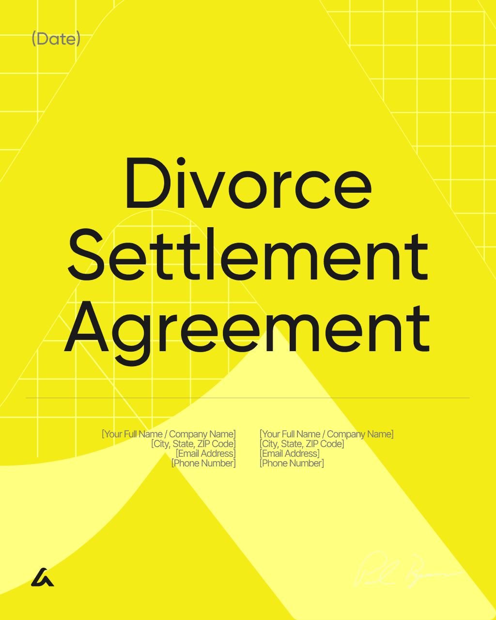 Divorce Settlement Agreement