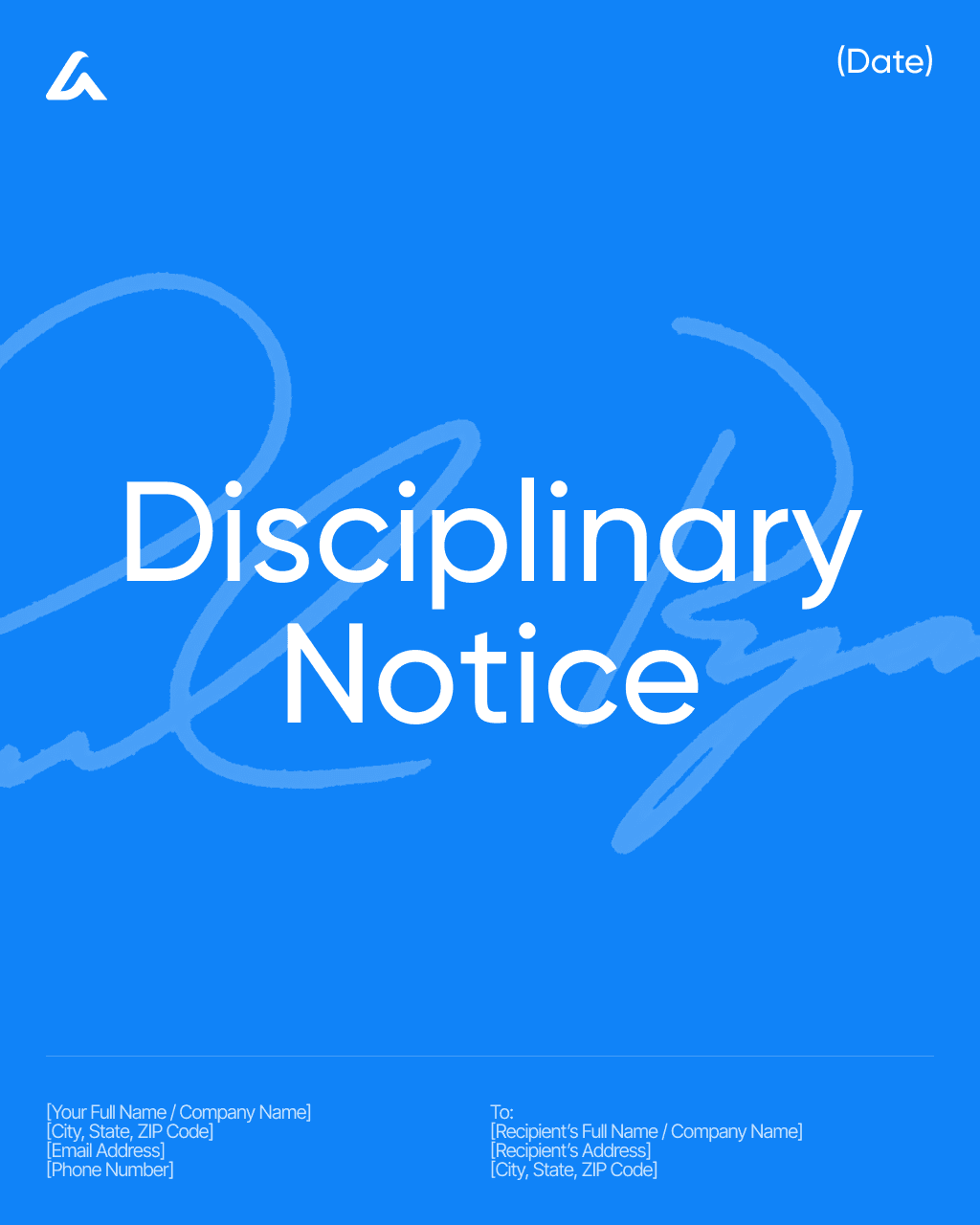 Disciplinary Notice