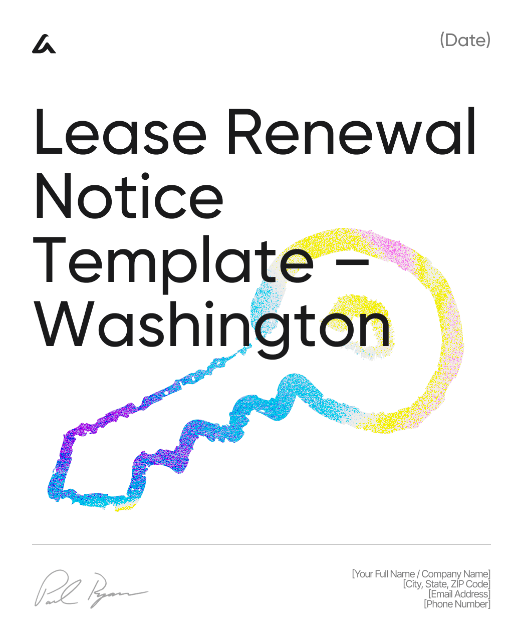Lease Renewal Notice Template – Washington