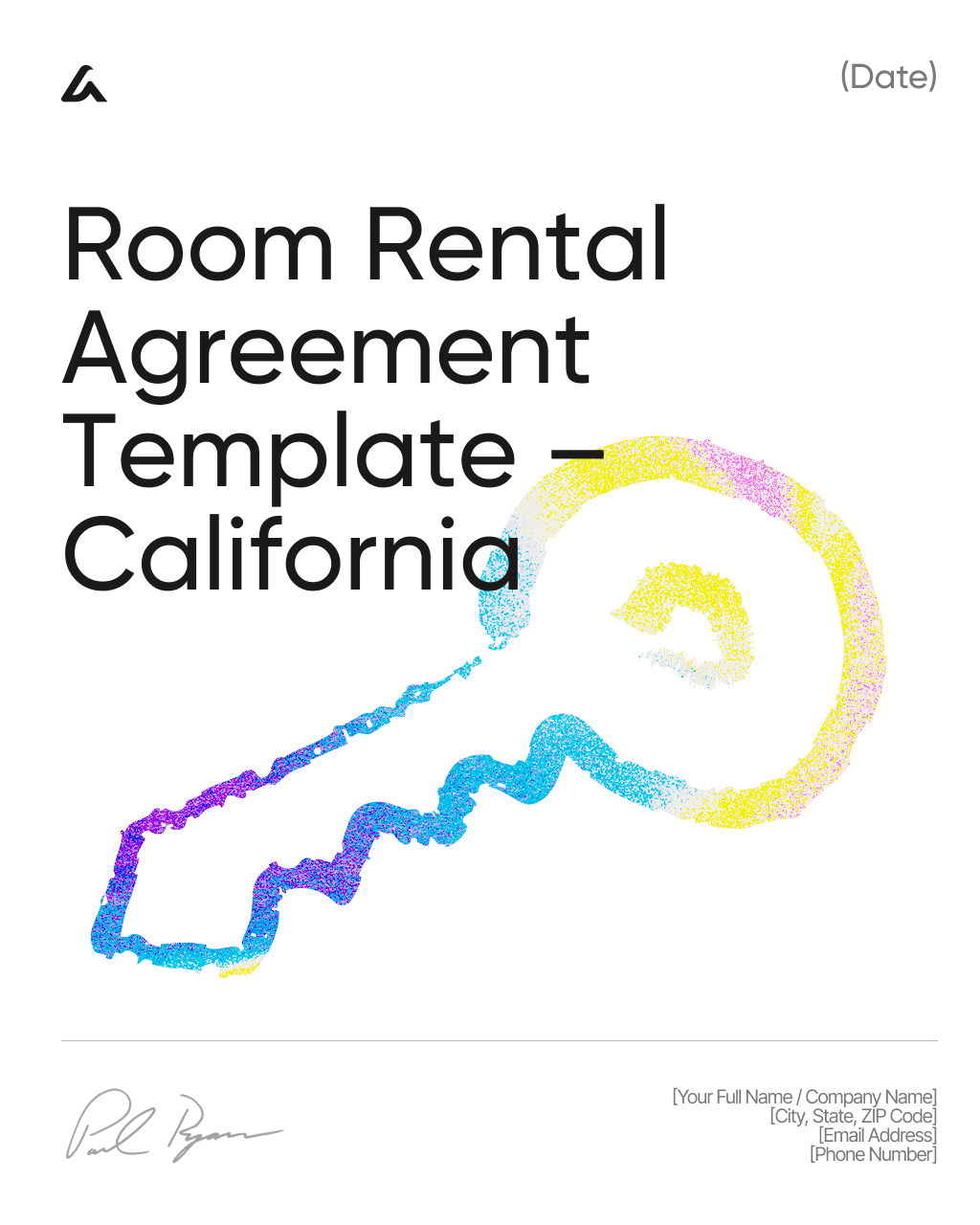 Room Rental Agreement Template – California