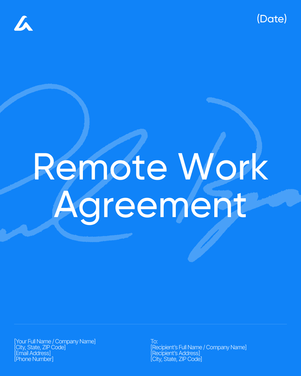 Remote Work Agreement