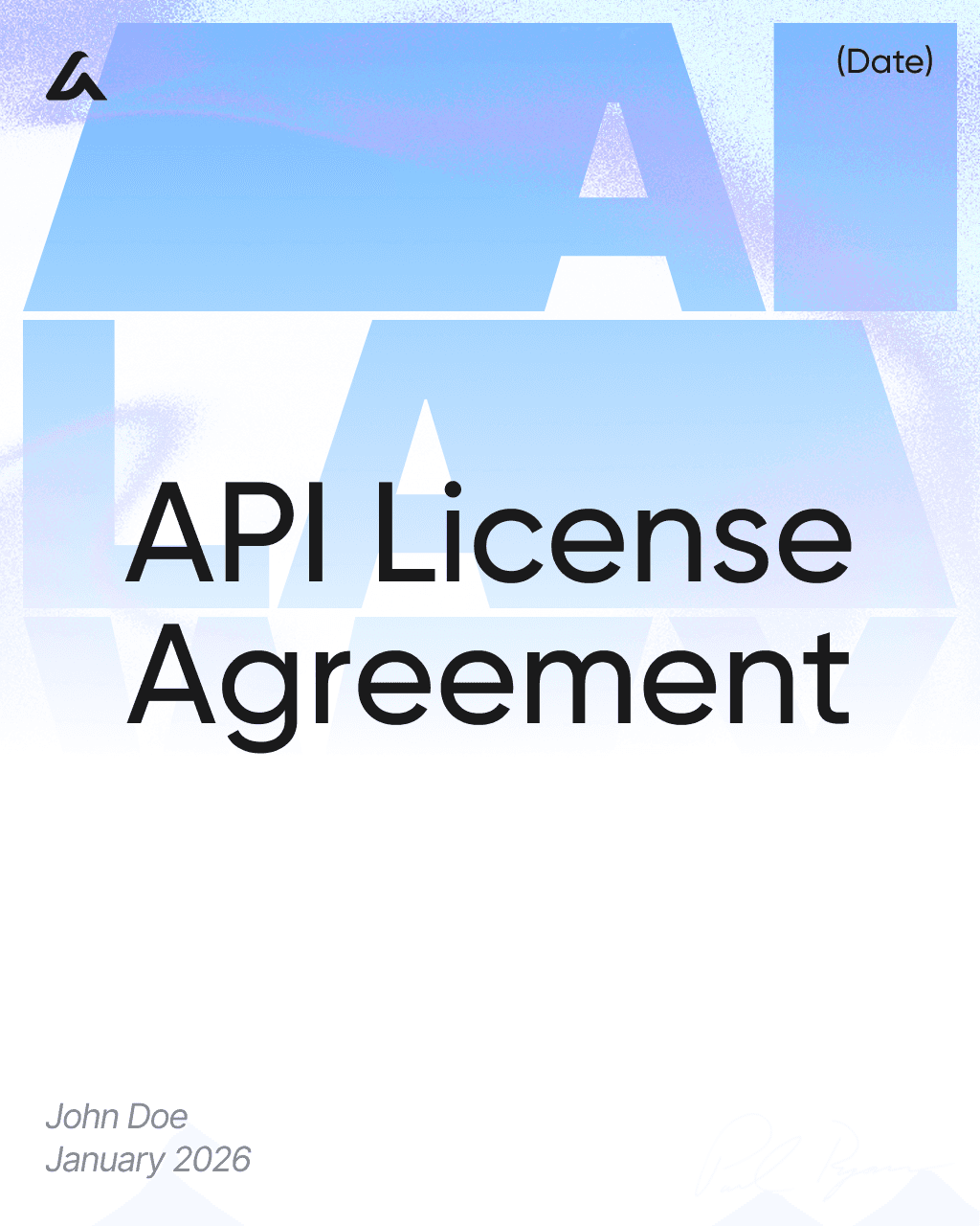 API License Agreement