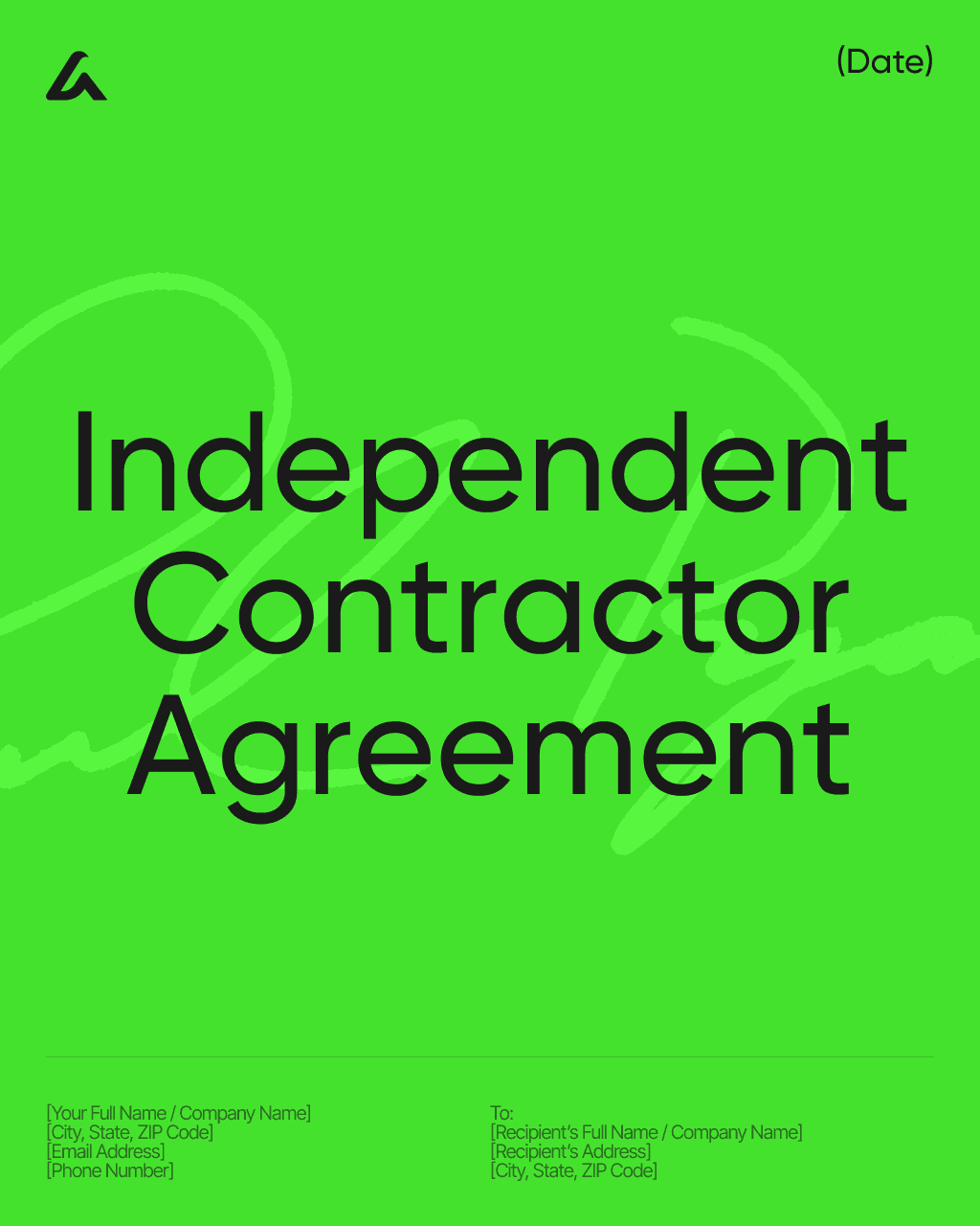 Independent Contractor Agreement