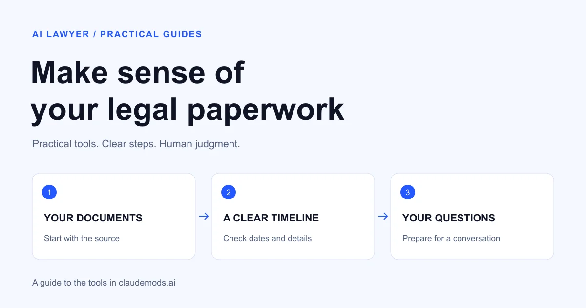 Claude Code Mods for Legal Paperwork: A Practical Guide