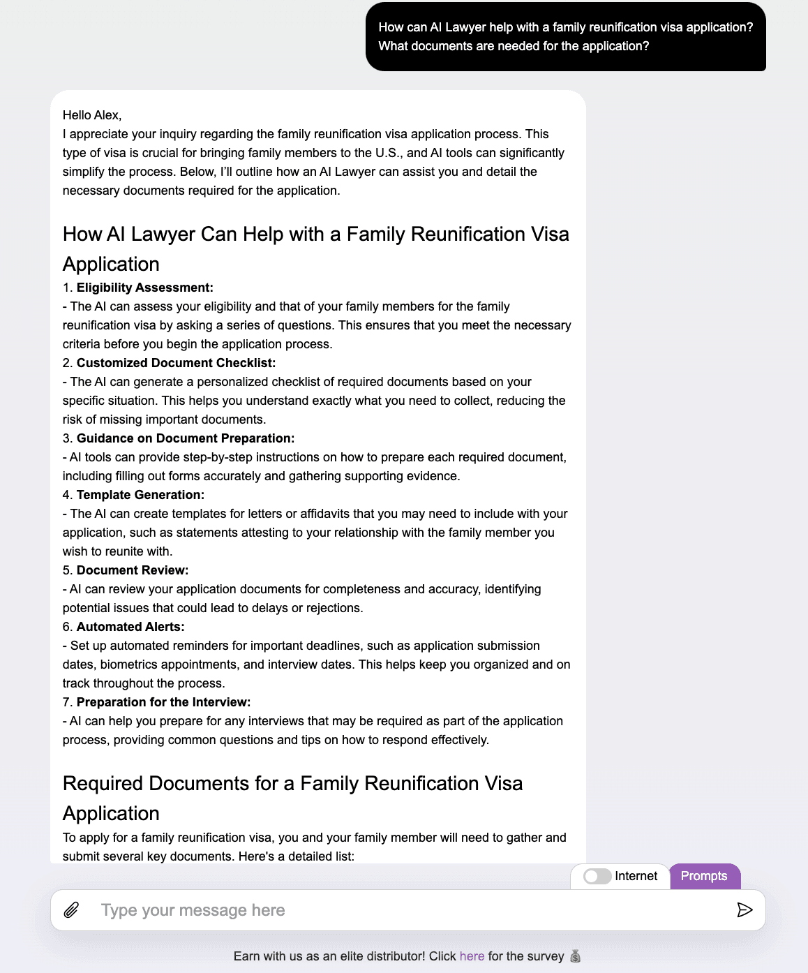 the story about how to use AI Lawyer  with good results