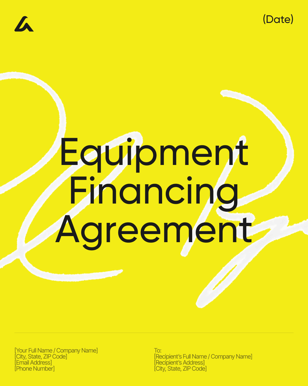 Equipment Financing Agreement