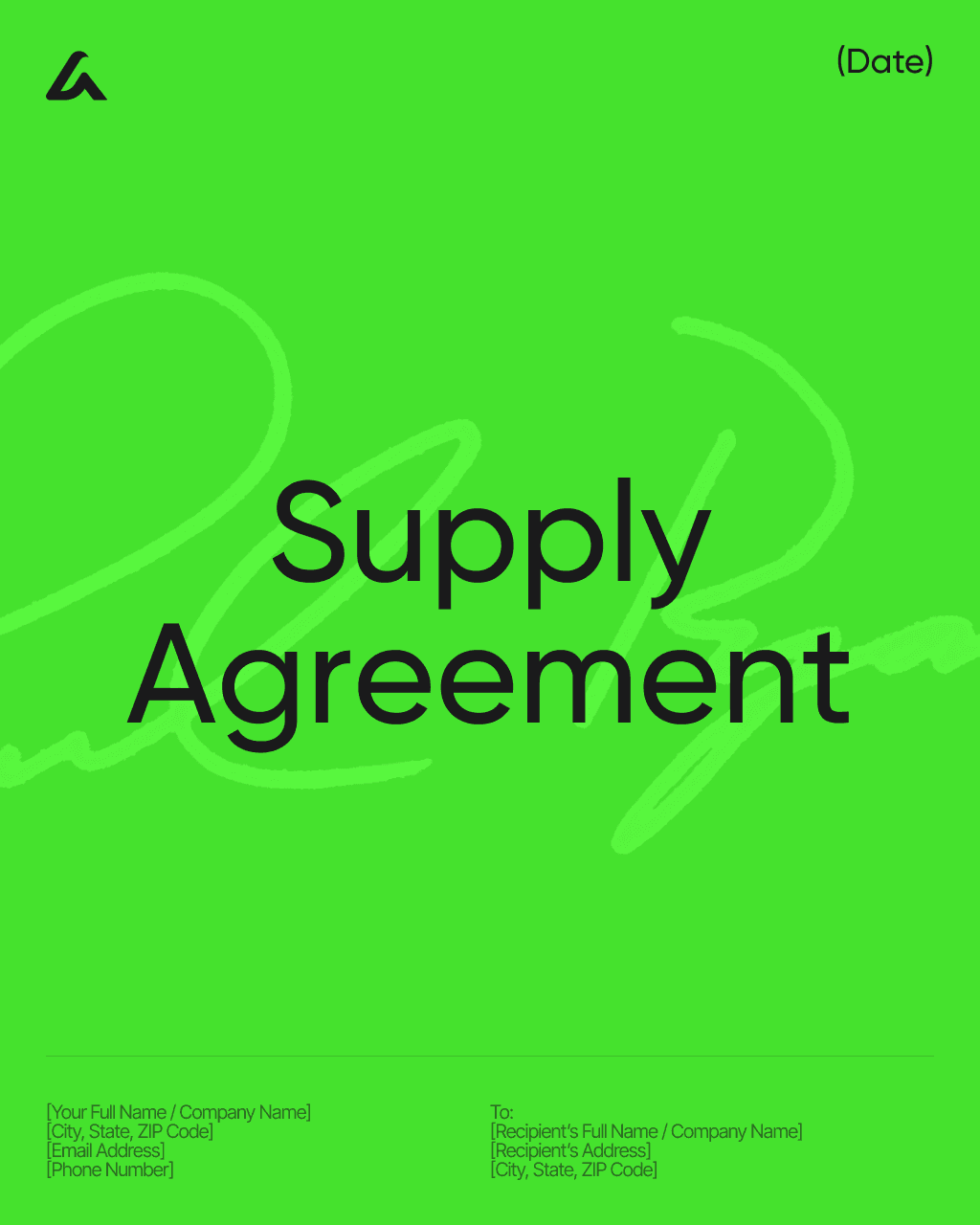 Supply Agreement