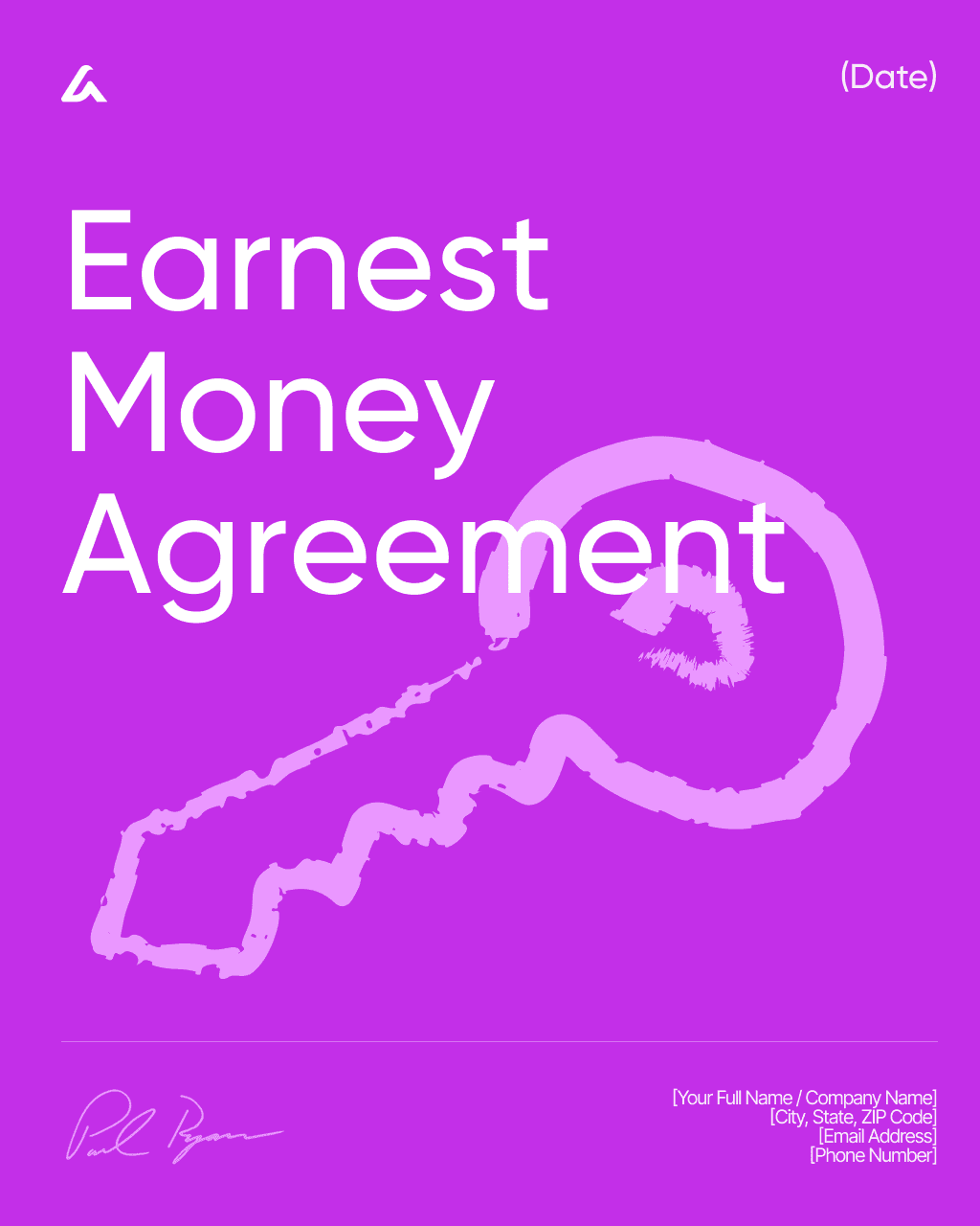 Earnest Money Agreement