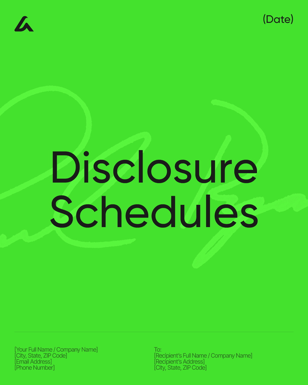 Disclosure Schedules