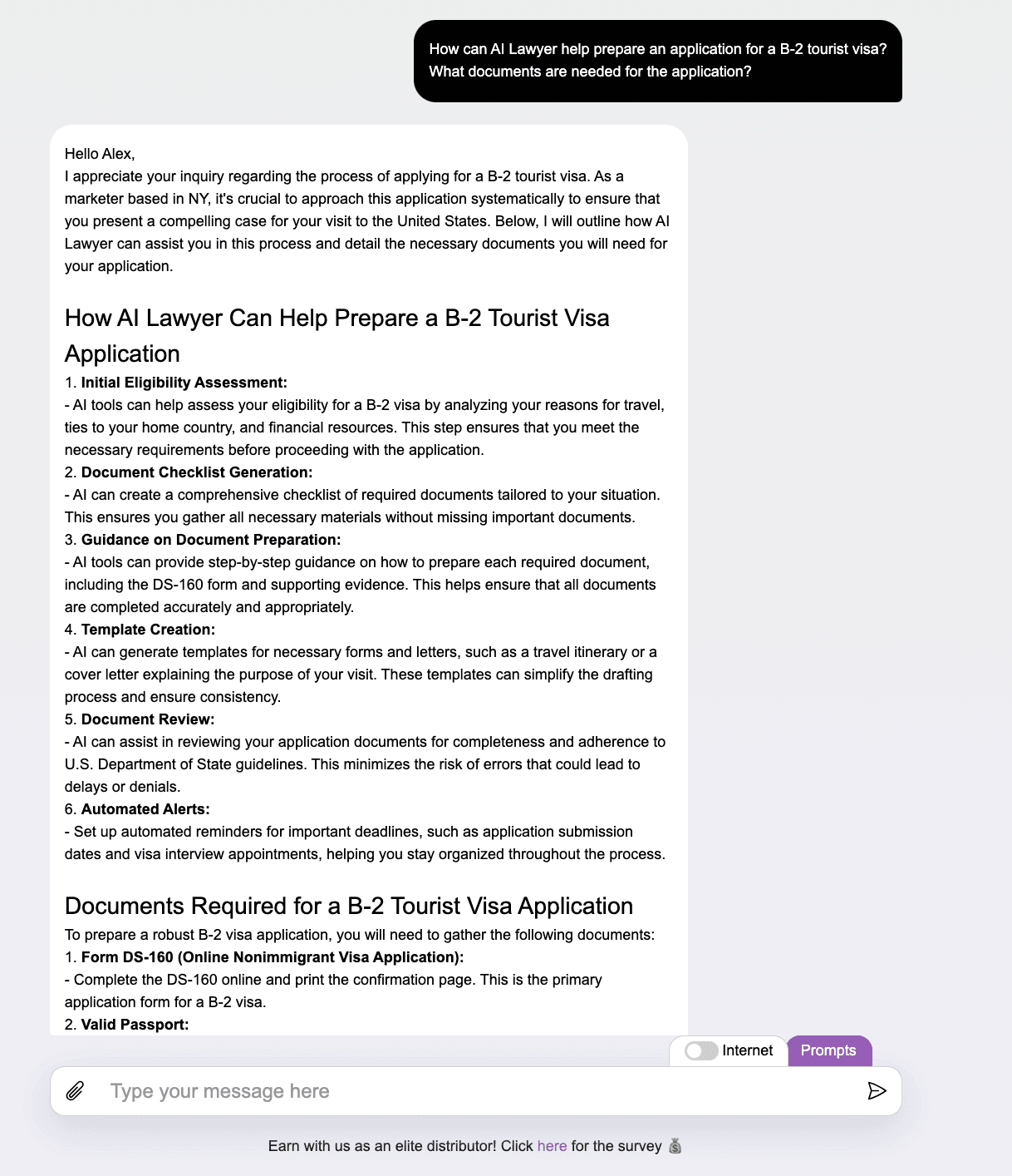 the story about how to use AI Lawyer  and get results
