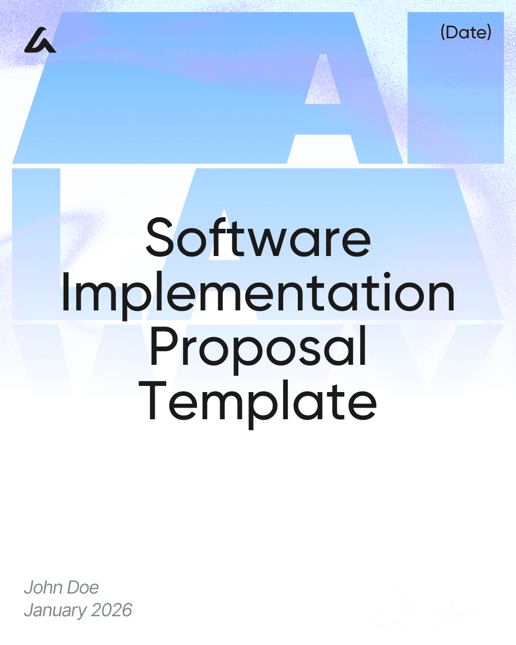 Software Implementation Proposal Template