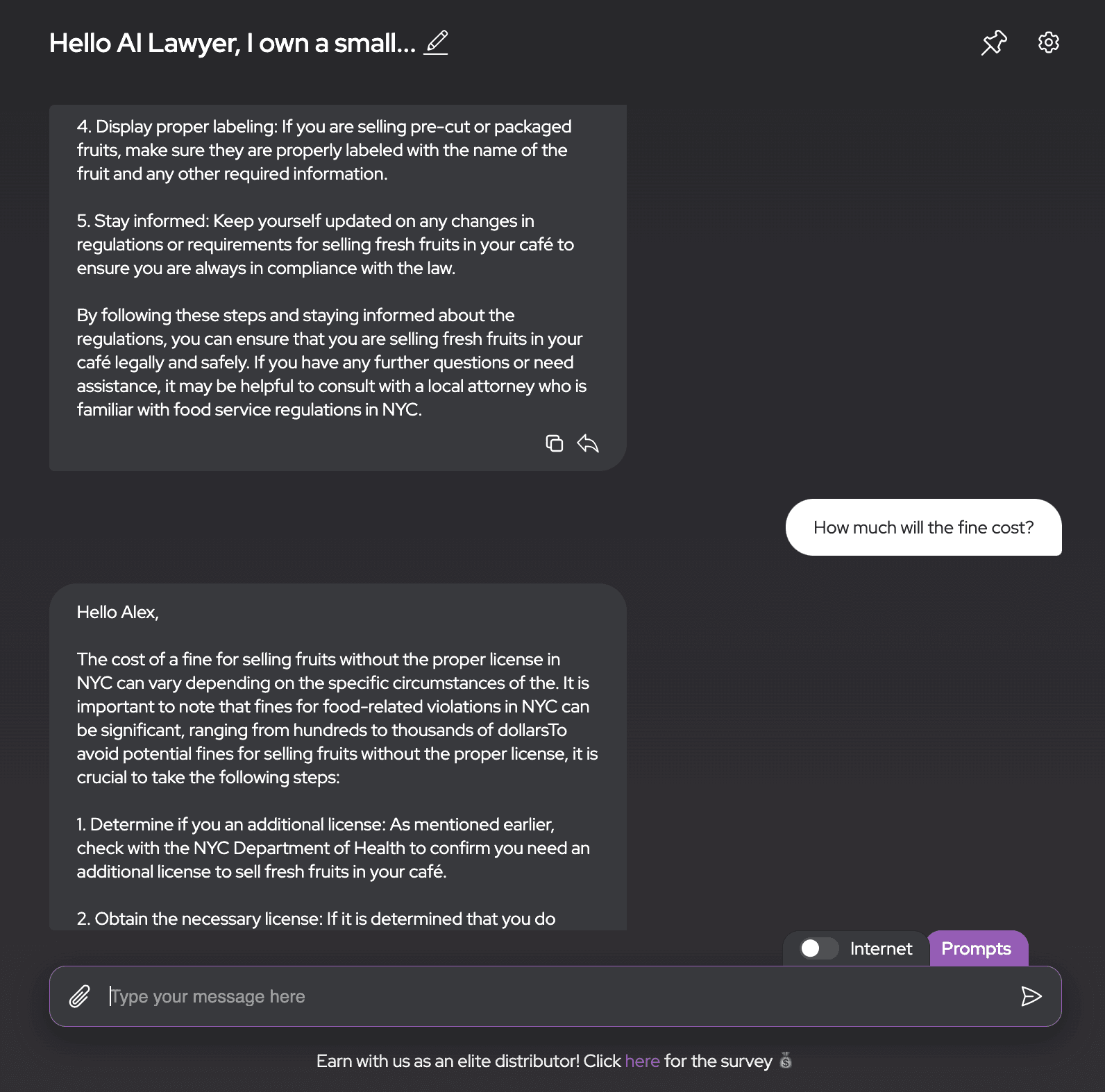 example of working with ai lawyer part2