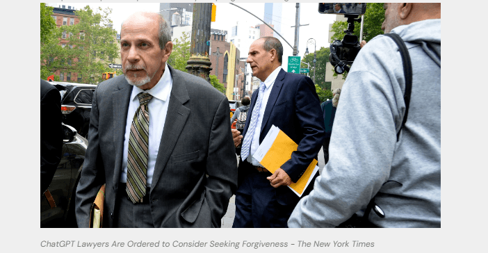 Peter LoDuca, left, and Steven Schwartz landed in trouble after submitting a computer-generated brief that was a mélange of fact and fiction.Credit...Jefferson Siegel for The New York Times