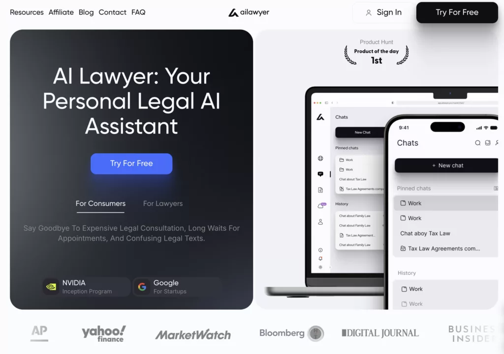 AI Lawyer Interface