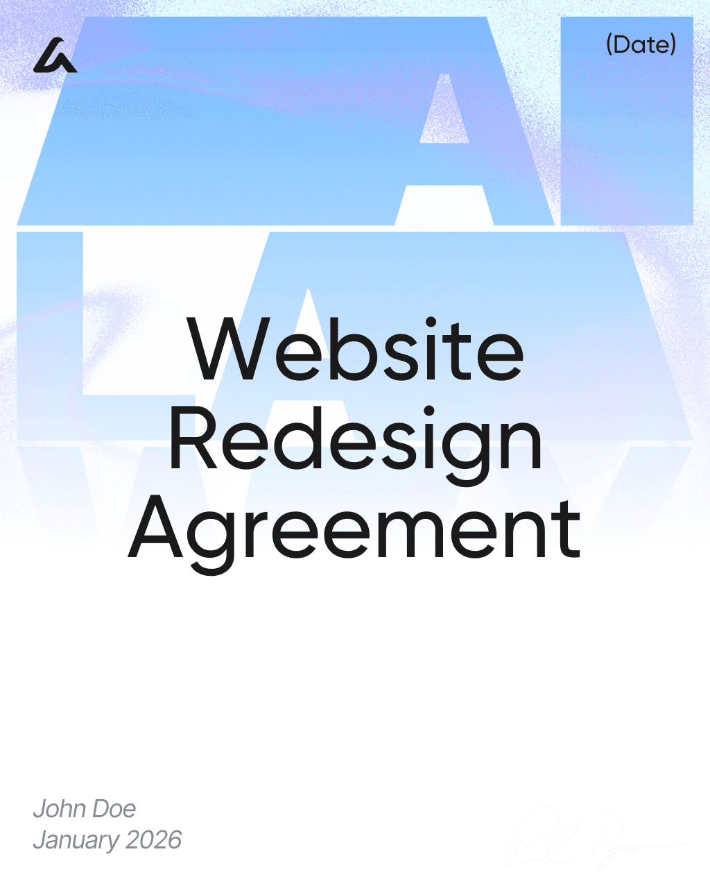 Website Redesign Agreement