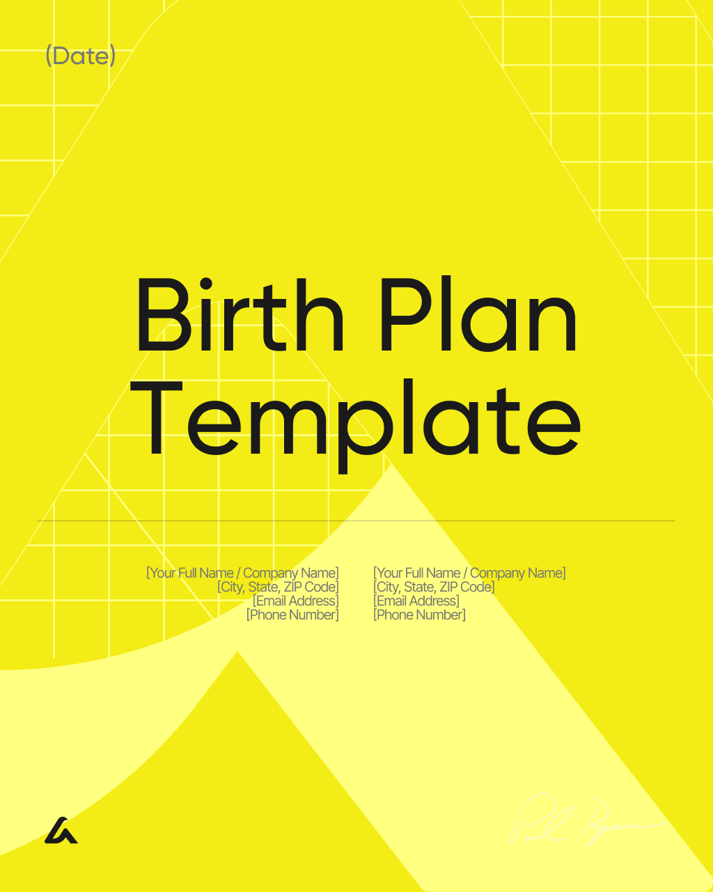 Birth Plan Template
