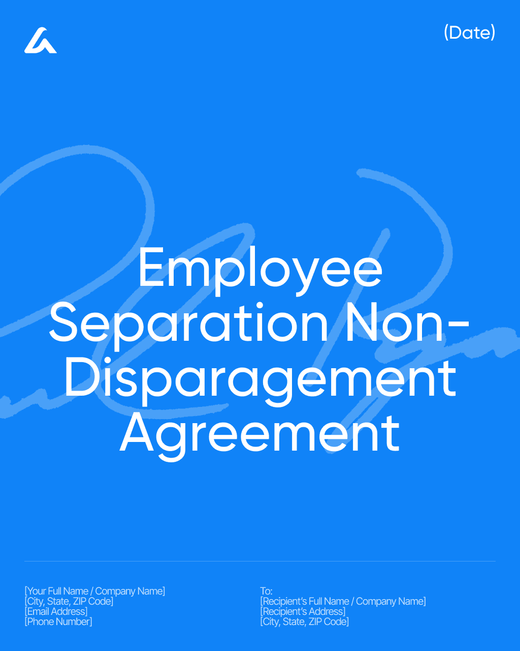 Employee Separation & Non-Disparagement Agreement