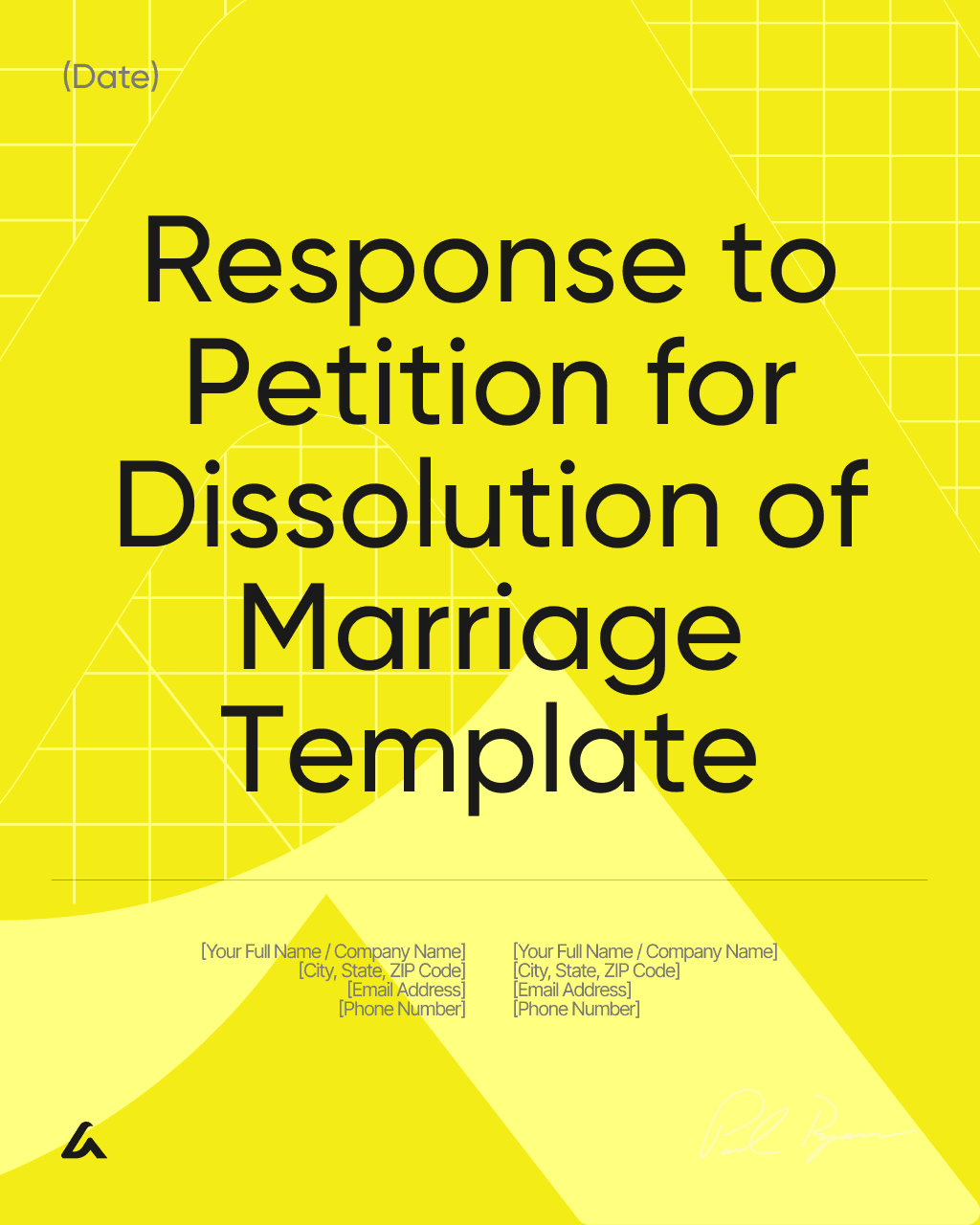 Response to Petition for Dissolution of Marriage Template